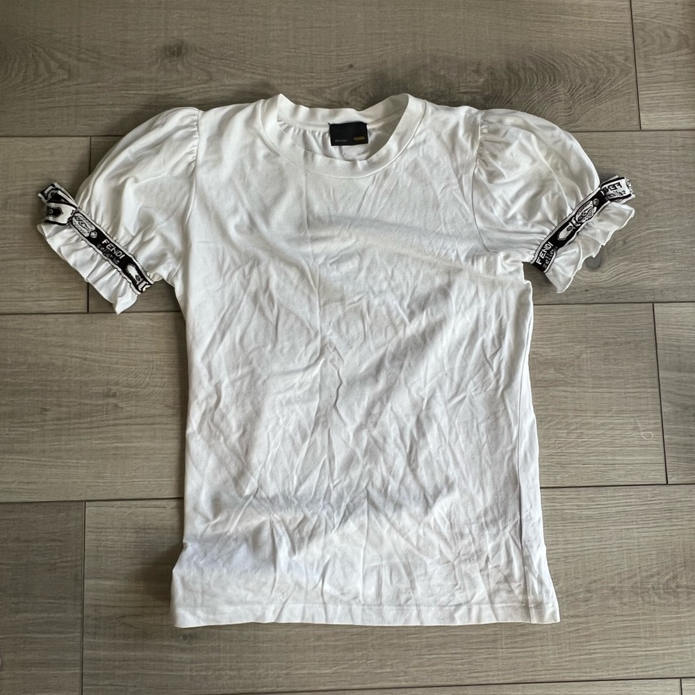 Fendi Puffed Sleeve Top